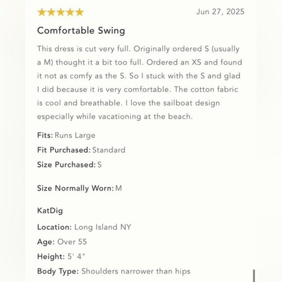 NWT Size S - Celandine Short-Sleeve 100% Cotton Swing Dress (NWT US$ 88) - Picture 15 of 16